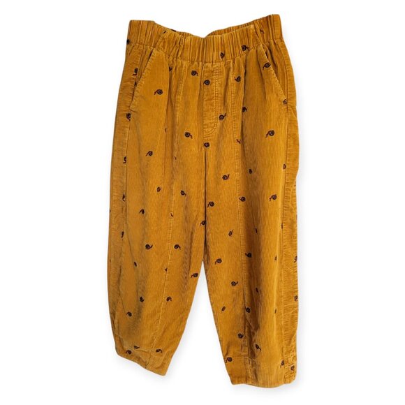 BDG Zaria Embroidered Corduroy Snail Brown Pull-On Pant size XL - Picture 3 of 16